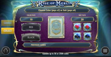 Rise of Merlin: Gambling Feature