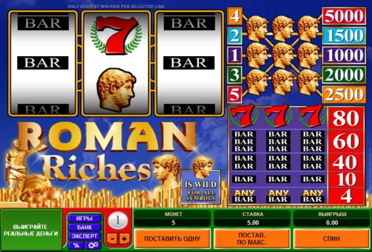 Play Roman Riches slot