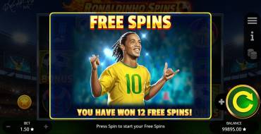 Ronaldinho Spins: Free spins