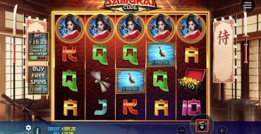 Samurai Code: Slot machine