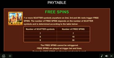 Secrets of Sherwood: Free spins and/or respins