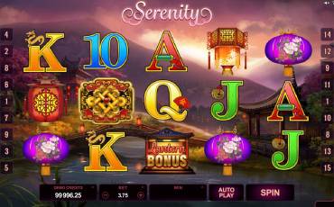 Serenity slot online