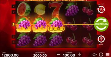 Sevens and Fruits: Winnings