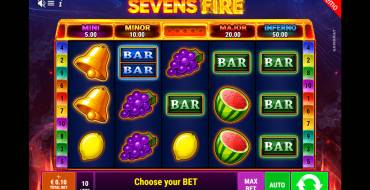 Sevens Fire: Slot machine