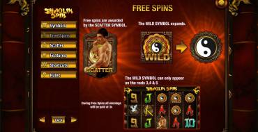 Shaolin Spins: Free Spins