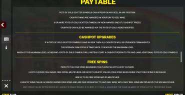 Slots O` Cashpots Jackpot King: Unique features