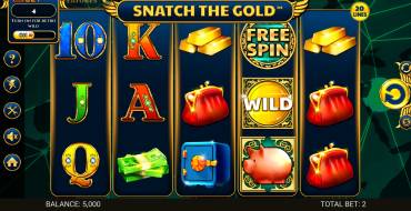 Snatch the Gold: Slot machine