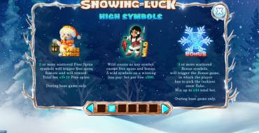 Snowing Luck: 