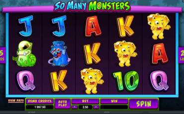 So Many Monsters slot online