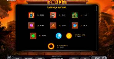 Solar Eclipse: Paytable