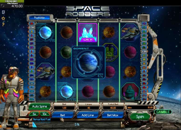 Play Space Robbers slot
