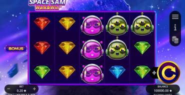 Space Sam Walk & Win: Slot machine