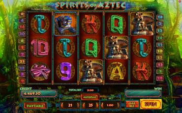 Spirits of Aztec slot online