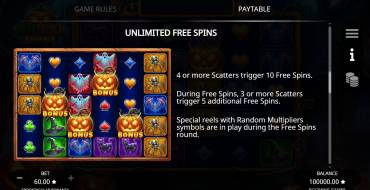 Spooktacular Bonanza: Free spins and/or respins