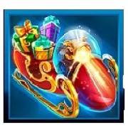 Sleigh symbol in Stampede Rush Speedy Santa slot