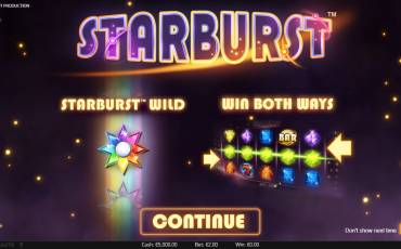 Starburst slot online