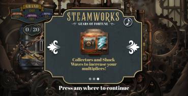 Steamworks Gears of Fortune: Unique features