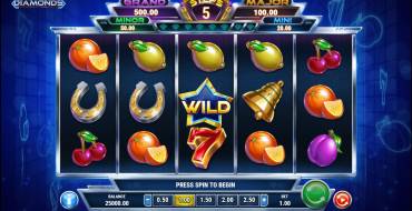 Stepping Diamonds: Slot machine