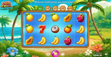 Sticky Fruit Madness: Slot machine