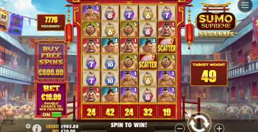 Sumo Supreme Megaways: Slot machine