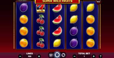 Super Wild Fruits: Slot machine