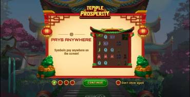 Temple of Prosperity: Unique features