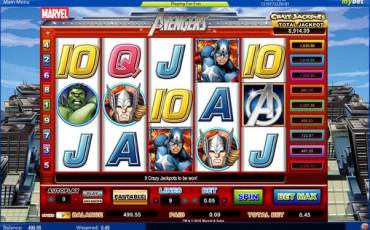 The Avengers slot online