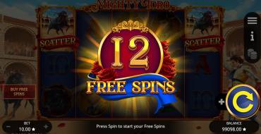 The Mighty Toro: Free spins