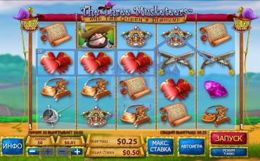 The Three Musketeers and the Queen’s Diamond slot online