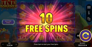 TNT Bonanza: Free spins