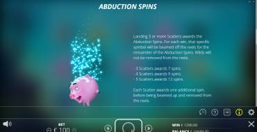 Tractor Beam: Free spins