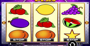 Turbo Play: Slot machine