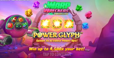 Warp Wreckers Power Glyph: Slot machine