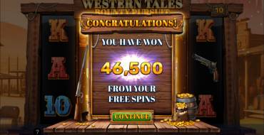 Western Tales – Bounty Pursuit: Winnings