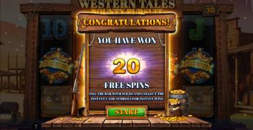 Western Tales – Bounty Pursuit: Free spins and/or respins