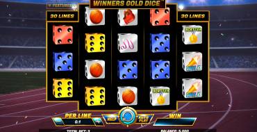 Winners Gold Dice: Slot machine