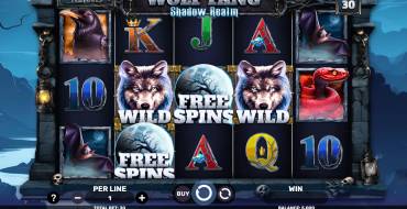 Wolf Fang – Shadow Realm: Slot machine