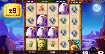 Wolf Thunder: Free spins