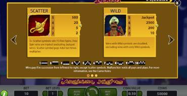 Arabian Nights: Slot Rules