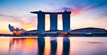 Marina Bay Sands: Exterior view