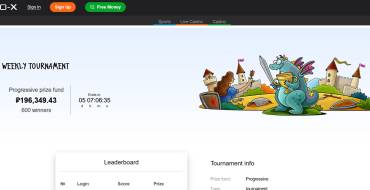 The "Weekly Tournament" slot tournament: Weekly tournament