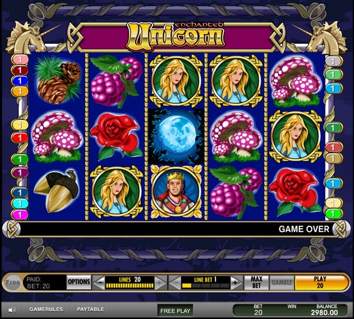 Mystical unicorn free slots game