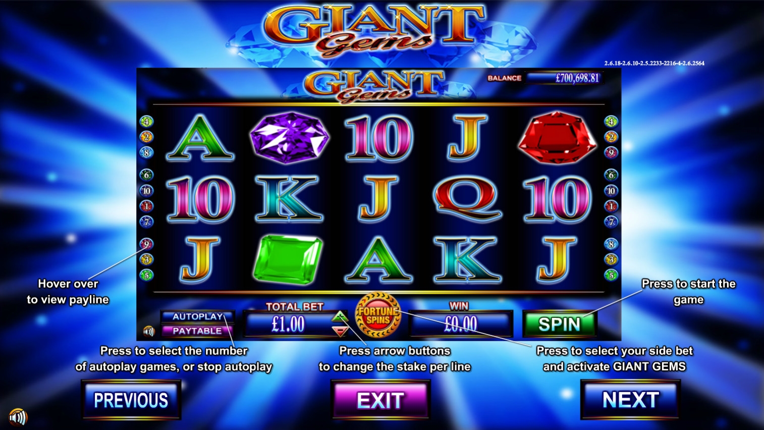 Giant Gems by NextGen Gaming