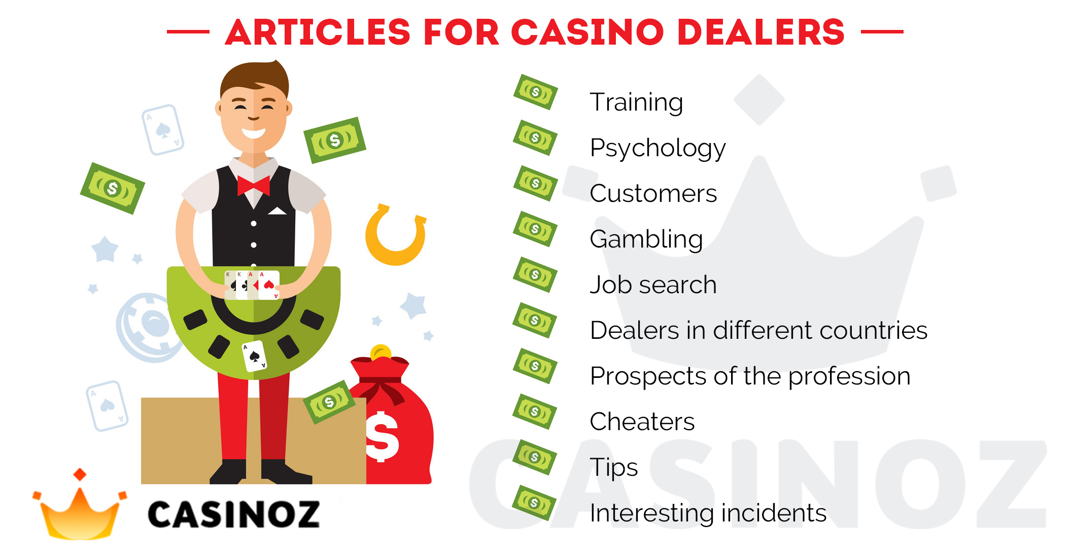 types of managers in a casino