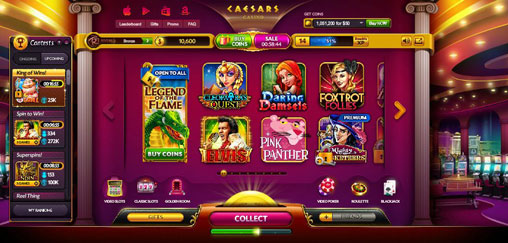 Winstar social casino games